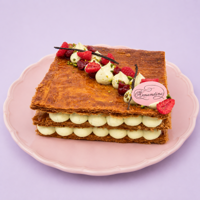Mille-Feuilles Framboise Pistache