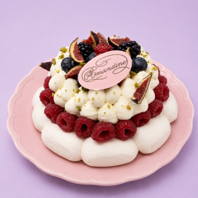 La Pavlova Fruits Rouges  - Entremets by Amandine Patisserie